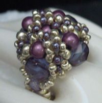 Bague Java violet en kit