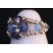 Kit-Ring Lolita Strass blau