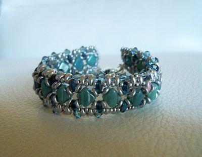 Bracelet Argyle Bleu indien en kit