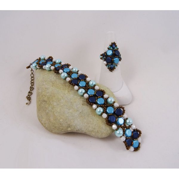 Bracelet Mielos Bleu en kit