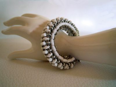 Bracelet Tendance 3D Blanc en kit