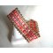 Bracelet Tila Bandeau Corail en kit