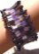 Bracelet Tila Frou-frou Magatama Cassis en kit