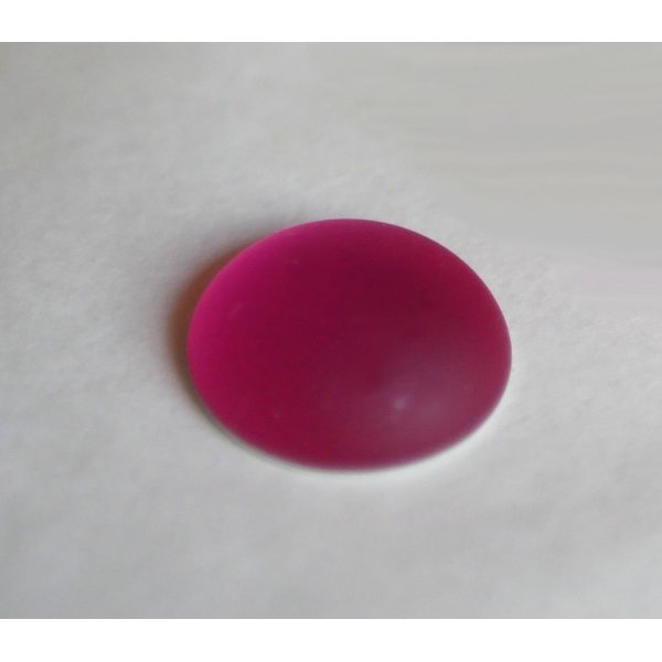 Cabochon Luna Soft rosa fuchsia Durchmesser 18mm