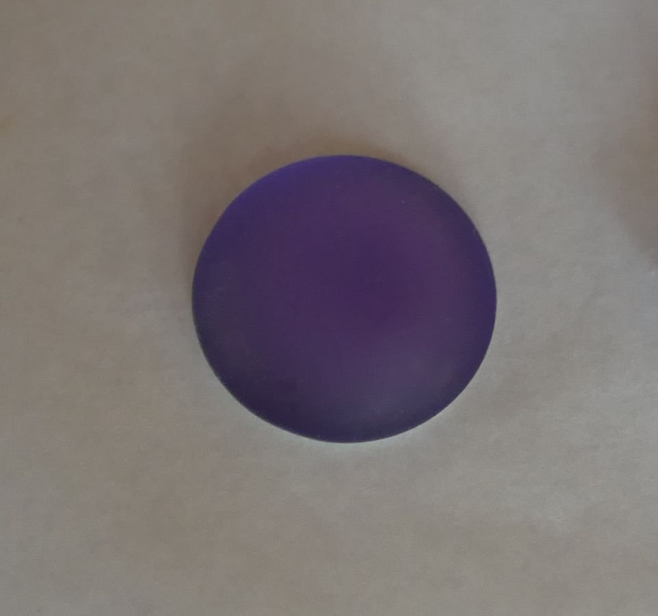 Cabochon Luna Soft violett Tansanit Durchmesser 18mm