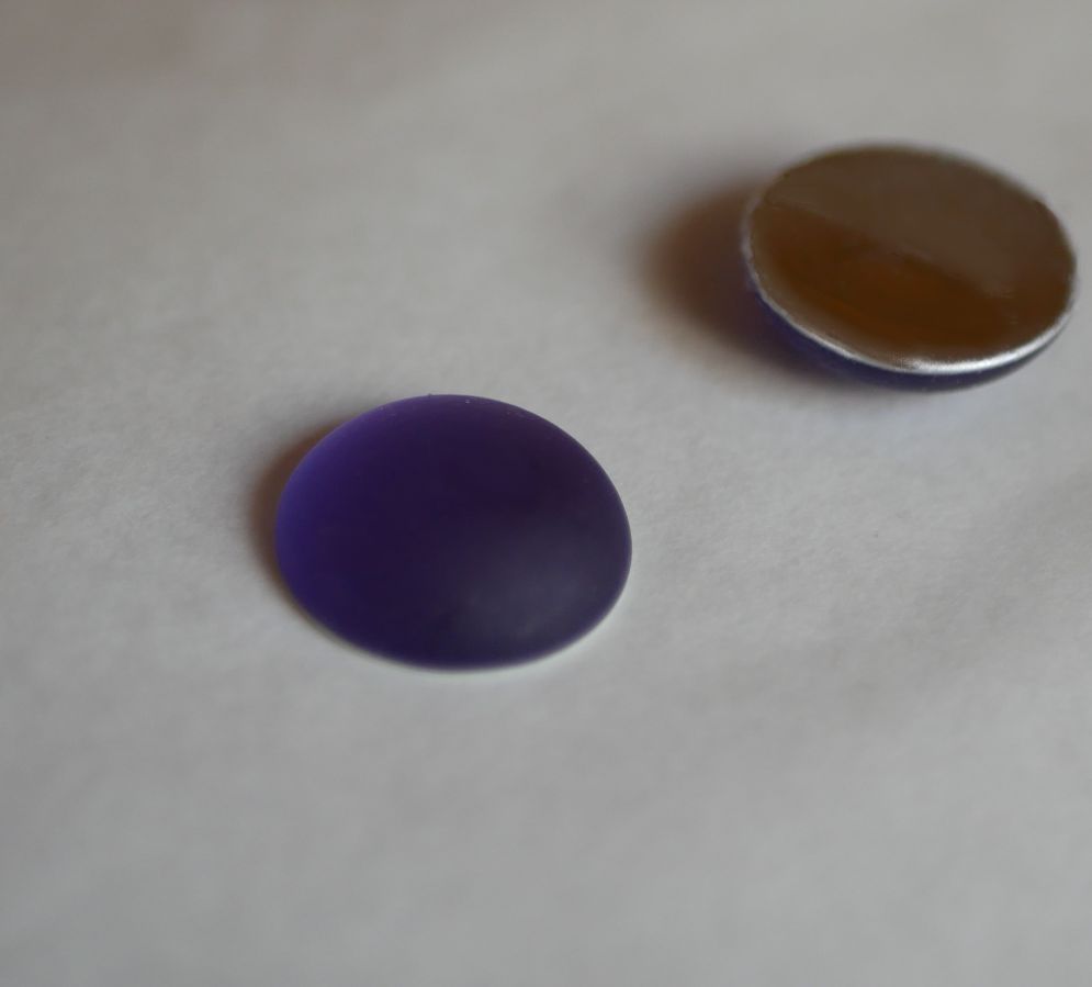 Cabochon Luna Soft violett Tansanit Durchmesser 18mm