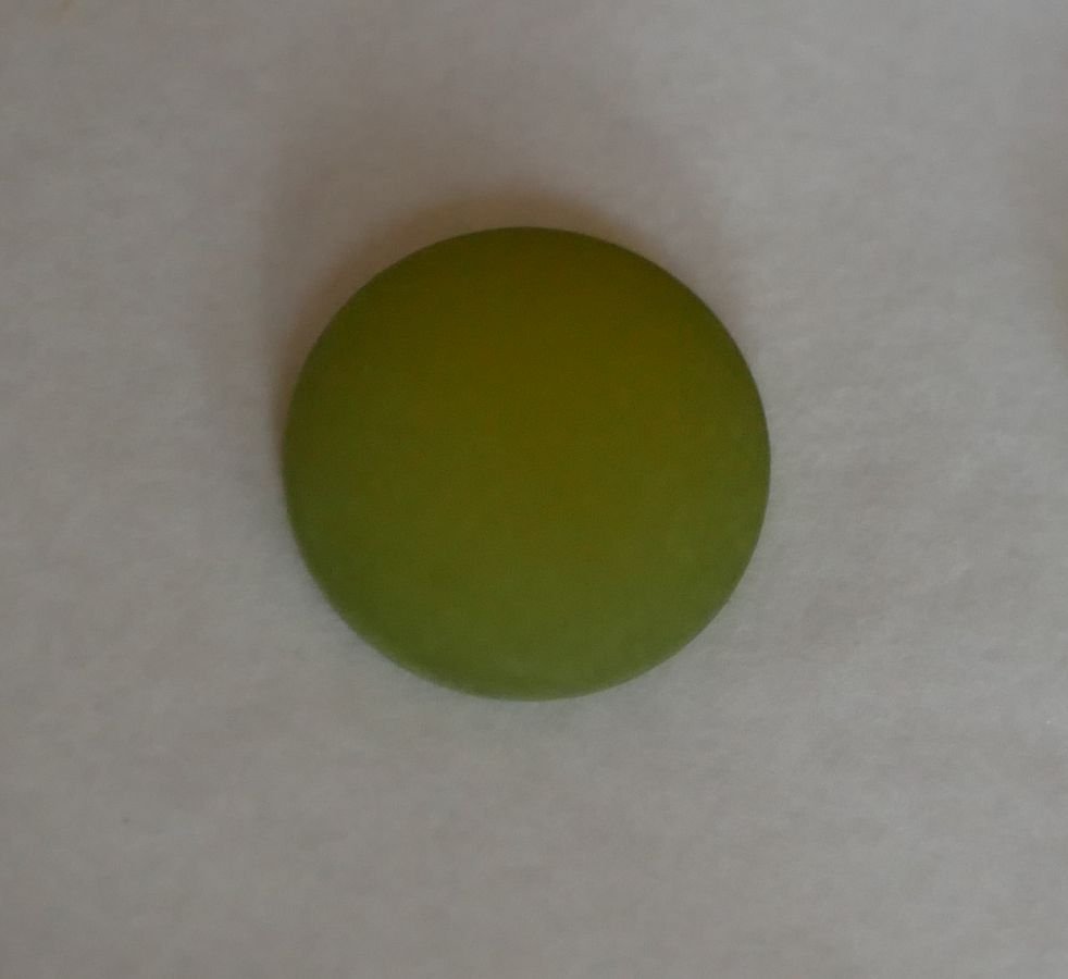 Cabochon Polaris grün Olivine Durchmesser 16mm