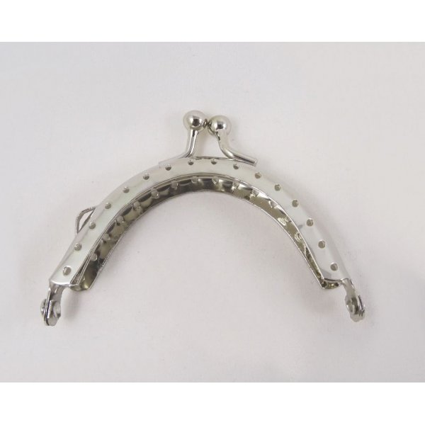 Verschluss Geldb&ouml;rse versilbert 7 cm