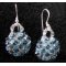 Kit boucles d'oreilles Arz Bleu