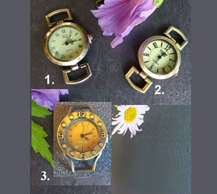 Montre bracelet cuir 3 tours personnalisable