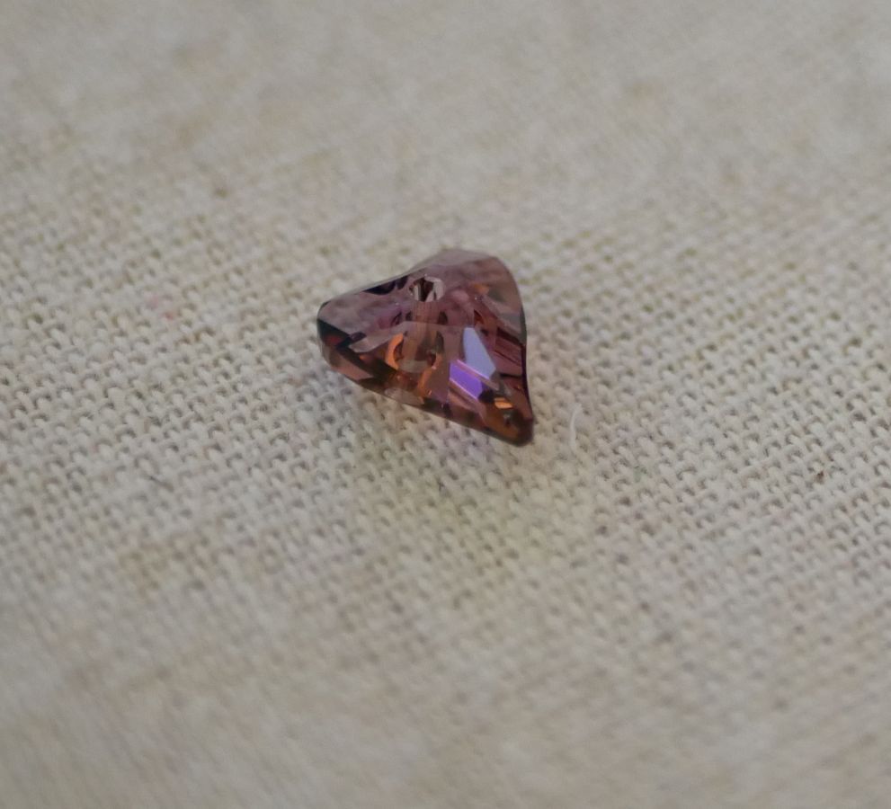 Wild Swarovski Herzanhänger 12 mm Crystal Antique Pink