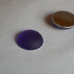 Cabochon Luna Soft violett Tansanit Durchmesser 18mm