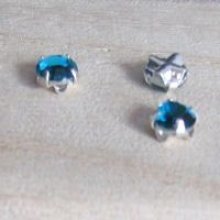 Strass 4 mm Indicolite x 10