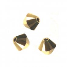 Kreisel in Swarovki-Kristall 4mm DORADO 2X pro 12
