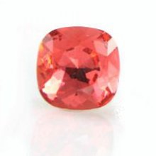 Quadratischer Swarovski-Cabochon 12mm Padparadscha